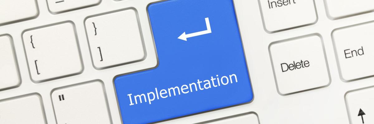 Keyboard key with arrow and Implementation 